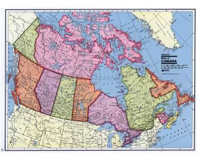 Список областей канады