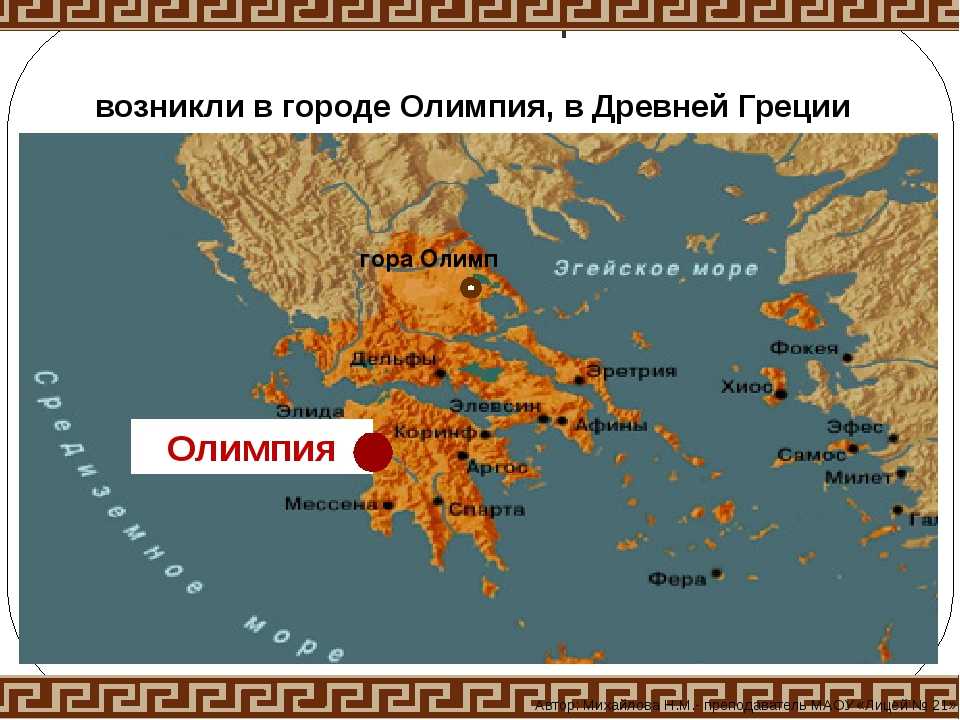 Карта древней греции 5 класс история