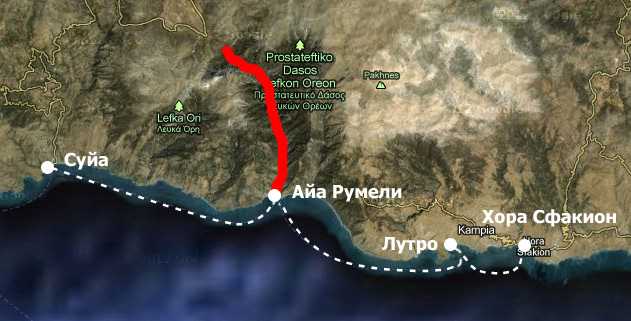 Самарийское ущелье в греции