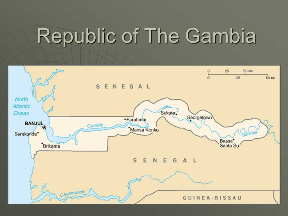 Страны мира - гамбия: расположение, столица, население, достопримечательности, карта