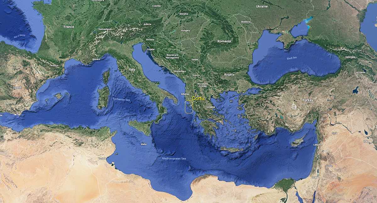 Точка входа в средиземное море из атлантического океана — гибралтарский пролив