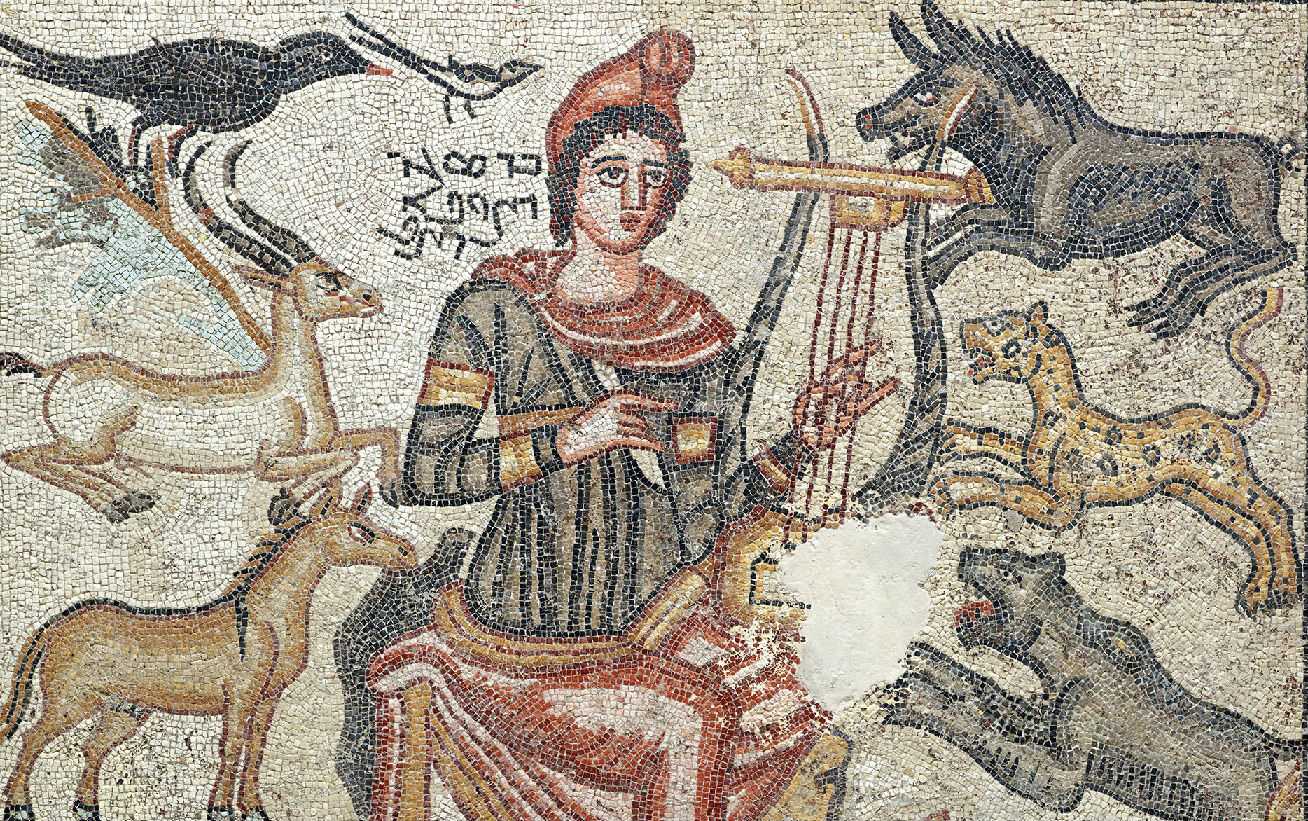 Древний Рим мозаика Орфей