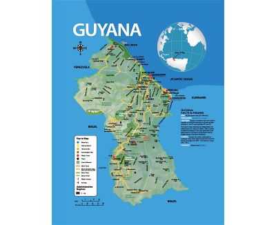 Гайана, государство - южная америка