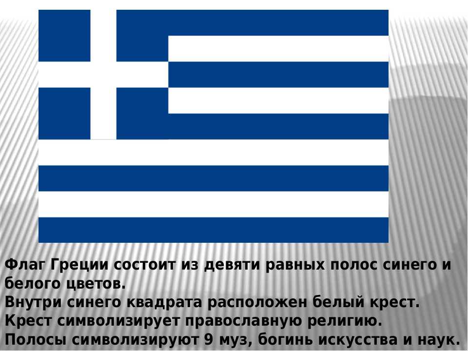 Какой флаг у греции (фото): история, как выглядит флаг греции