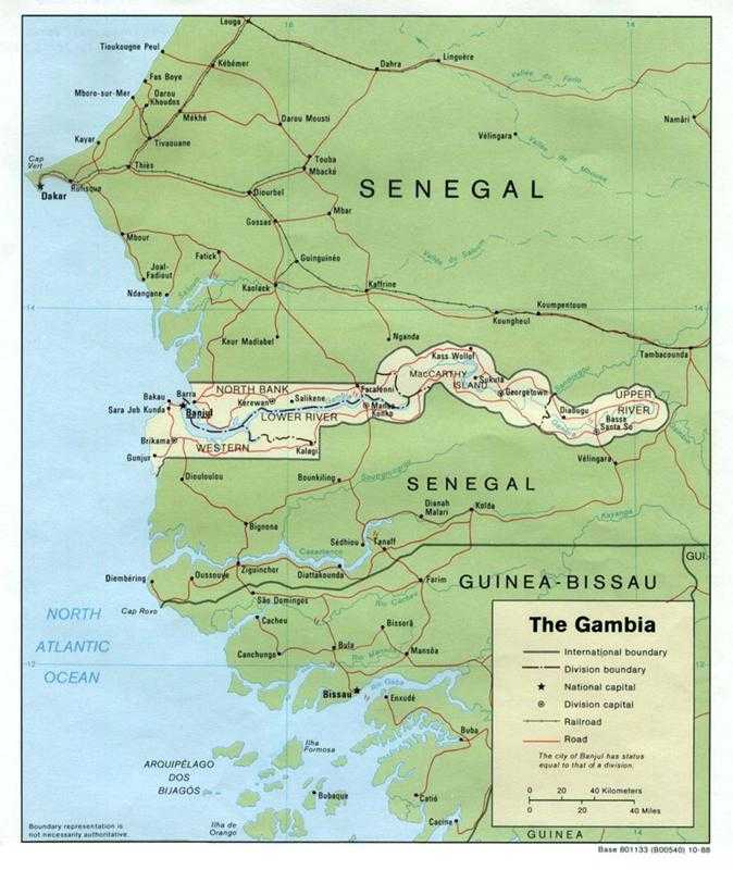 Гамбия на карте мира. столица, достопримечательности, фото, площадь республики, население