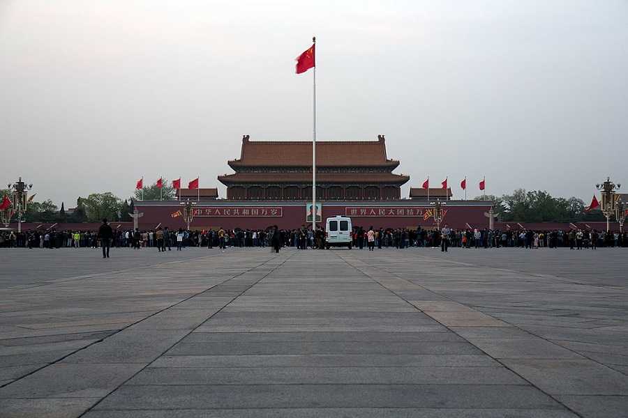 Площадь тяньаньмэнь в пекине