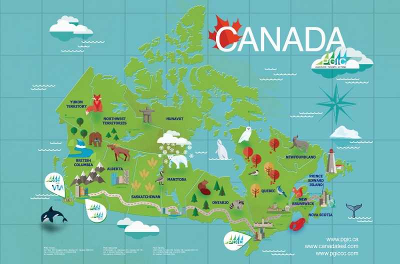 Карта торонто, канада