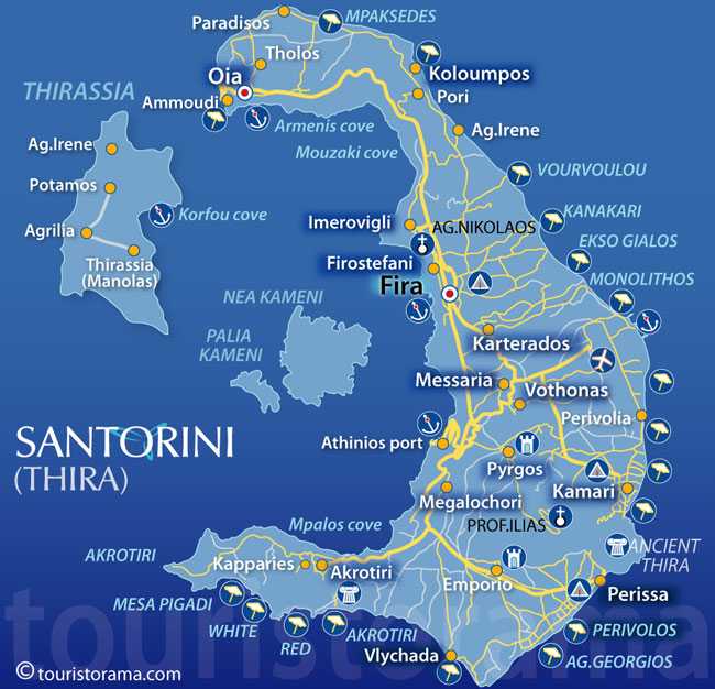 16 пляжей санторини (греция) – фото и описание