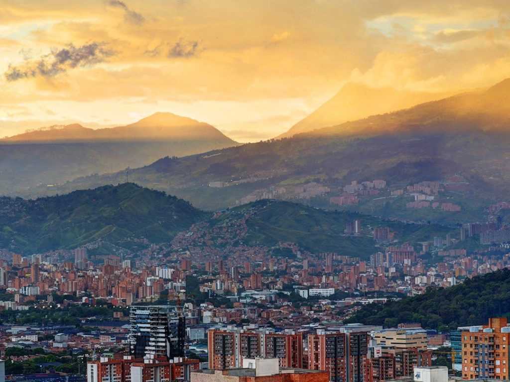 Медельин, город - колумбия - департамент антьокия
