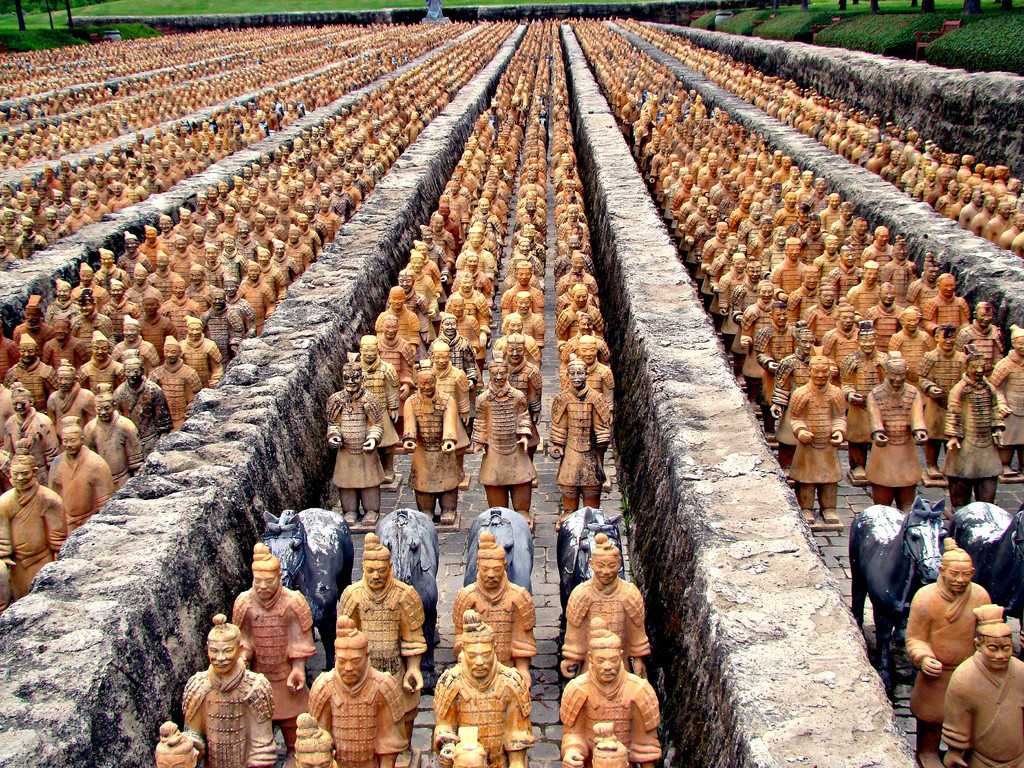 Терракотовая армия китай императора цинь шихуанди, где находится, кратко о воинах и войске