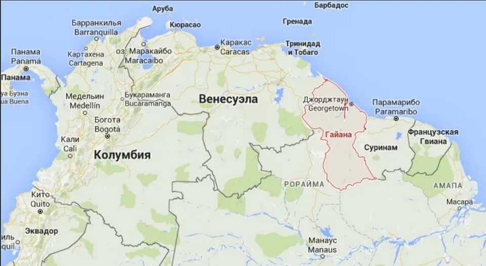 Подробная карта Барранкильи на русском языке с отмеченными достопримечательностями города Барранкилья со спутника