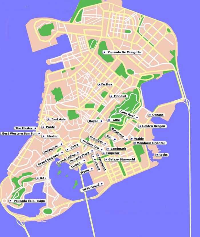 Макао китай где находится на карте мира, какая страна, история города