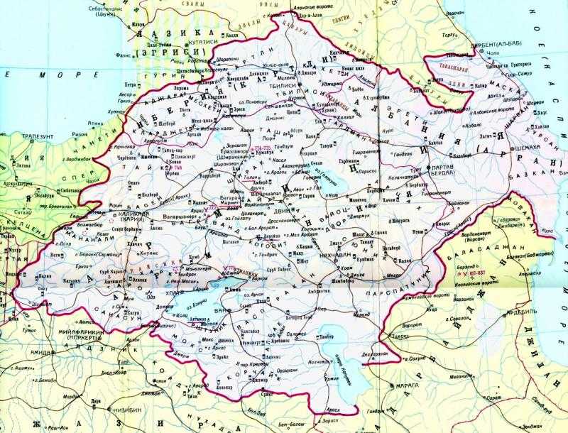 Карты армении