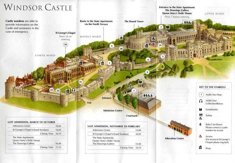 Виндзорский замок, англия: история, описание, фото внутри