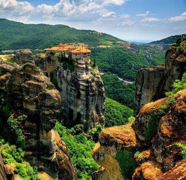 Монастыри метеоры на скале (греция) — фото, как добраться — плейсмент