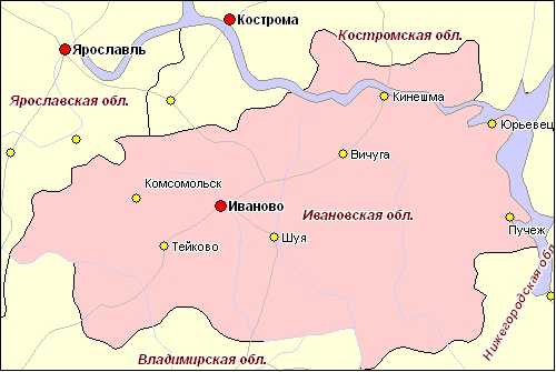 Где находится город нея. Где находится Ивановская область на карте России. Ивановская область на карте России. Границы Ивановской области на карте России. Расположение Ивановской области на карте России.