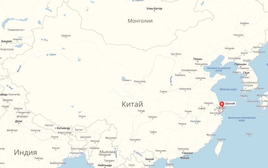 Границы китая на контурной карте. карта китая на русском языке с городами и провинциями