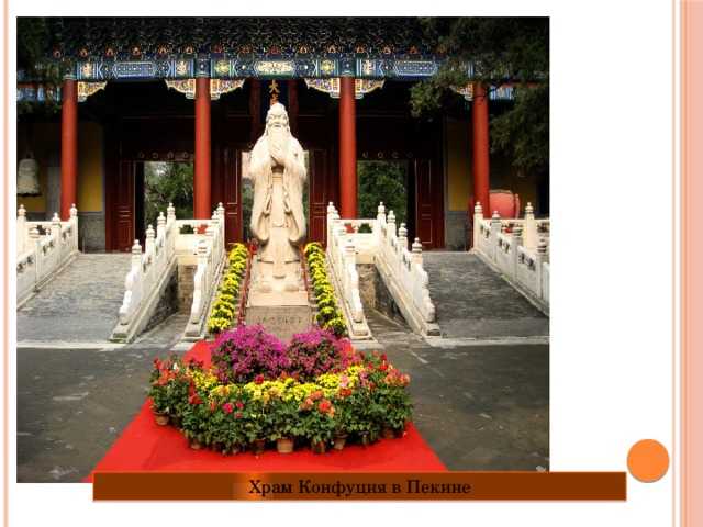 ** буддийский монастырь и ** храм конфуция