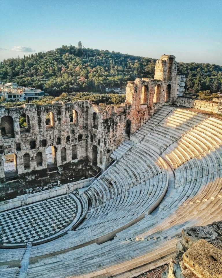 Театр диониса в афинах - история, фото, описание