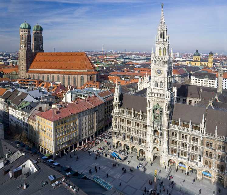 Мюнхен, город - германия - земля бавария