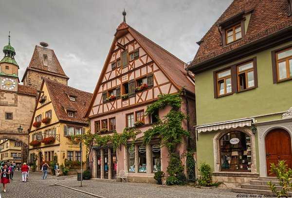 Достопримечательности ротенбурга на таубере, самого фотогеничного города средневековой германии