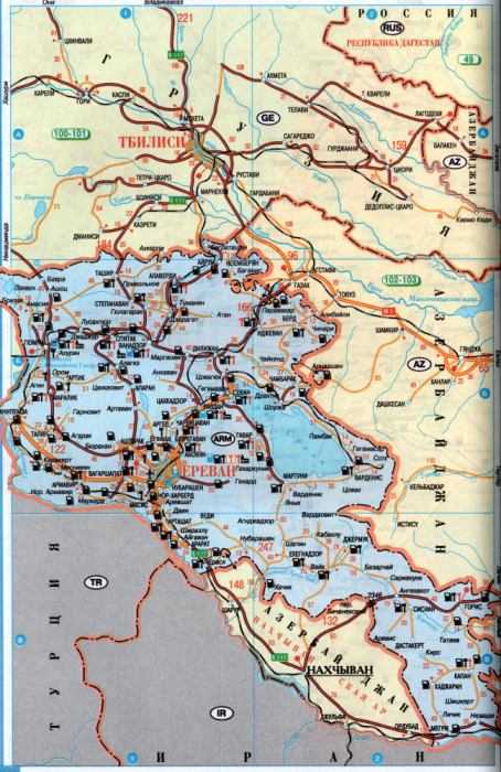 Карты армении
