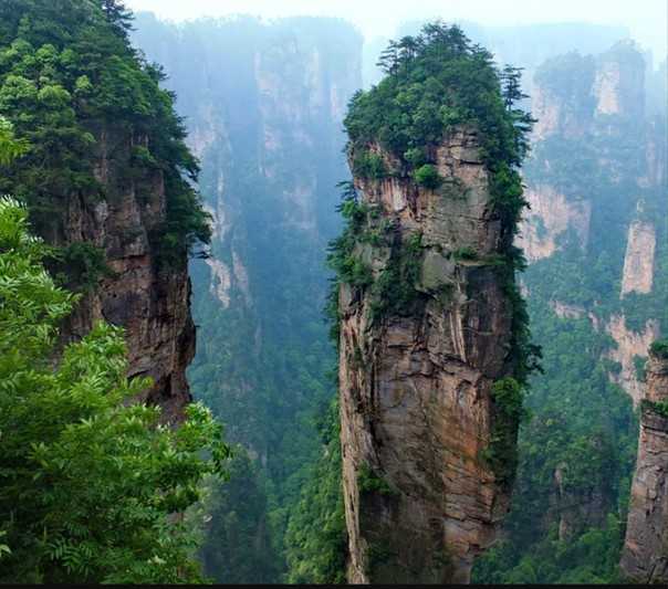 Национальный парк чжанцзяцзе и горы аватара в китае