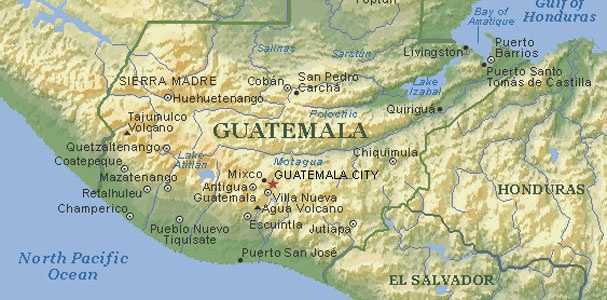 Geo. мини-тест: города гватемалы
