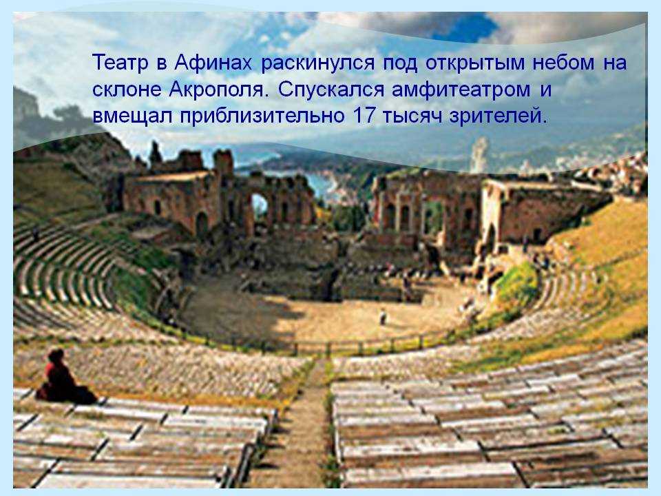 Древнегреческий театр: утраченное и сохраненное