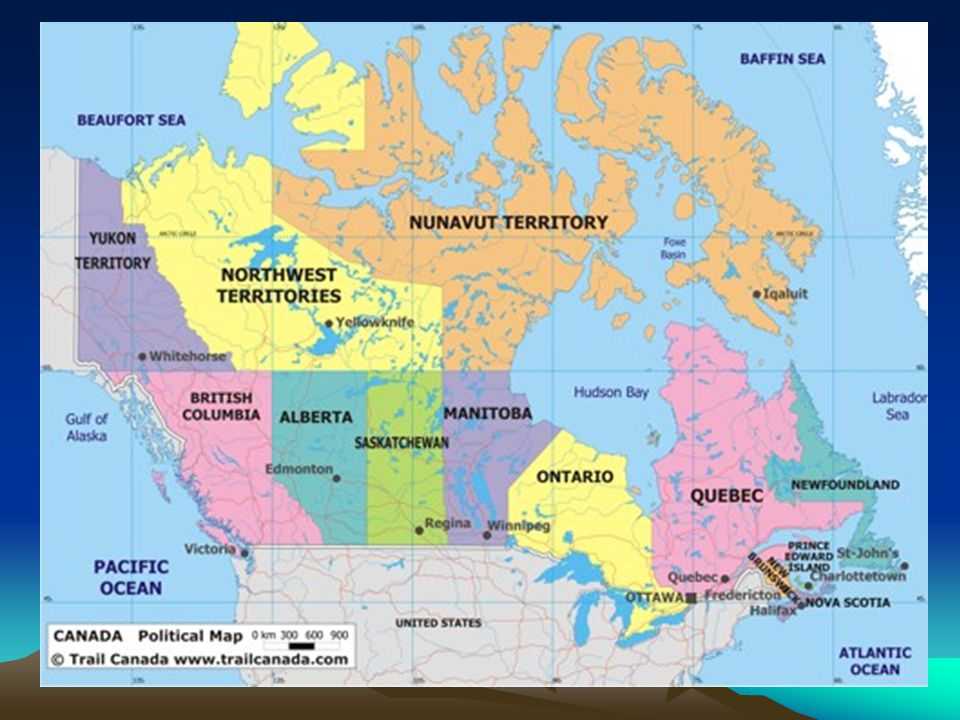 Физико-географические регионы канады