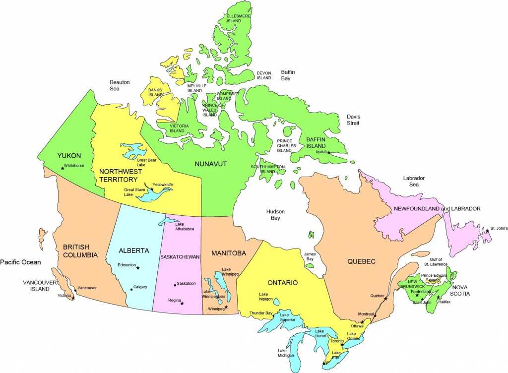 Список областей канады - вики