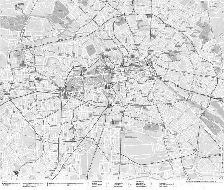 Туристическая карта берлина