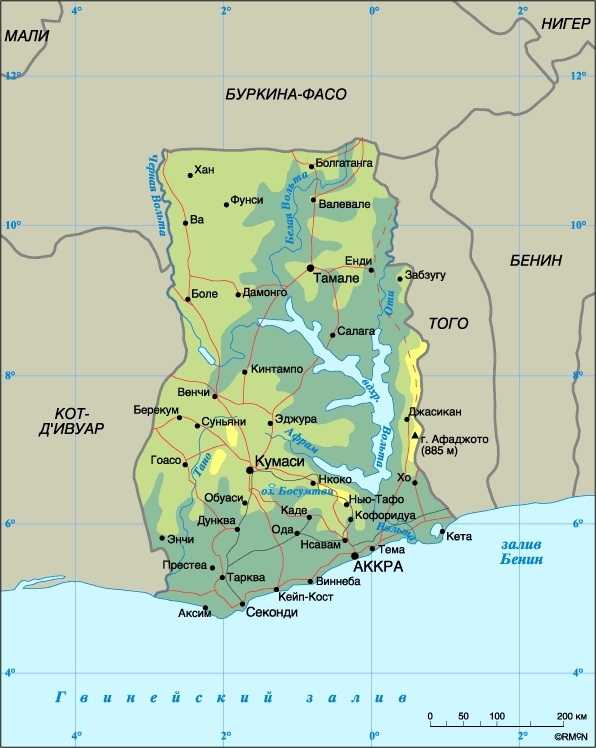 Гана - описание: карта ганы, фото, валюта, язык, география, отзывы