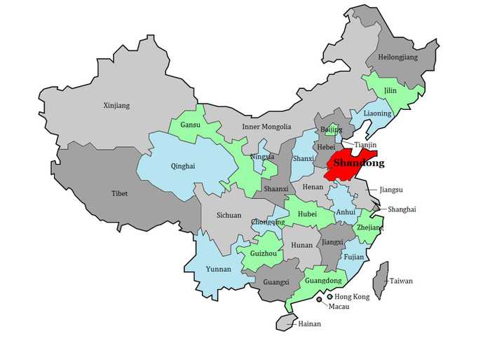 Провинция хэнань китай на карте, столица и города henan province china