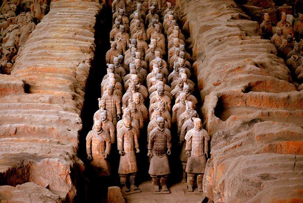 Терракотовая армия – статуи глиняных воинов императора цинь шихуан-ди