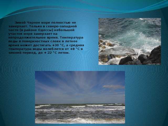 Описание черного моря