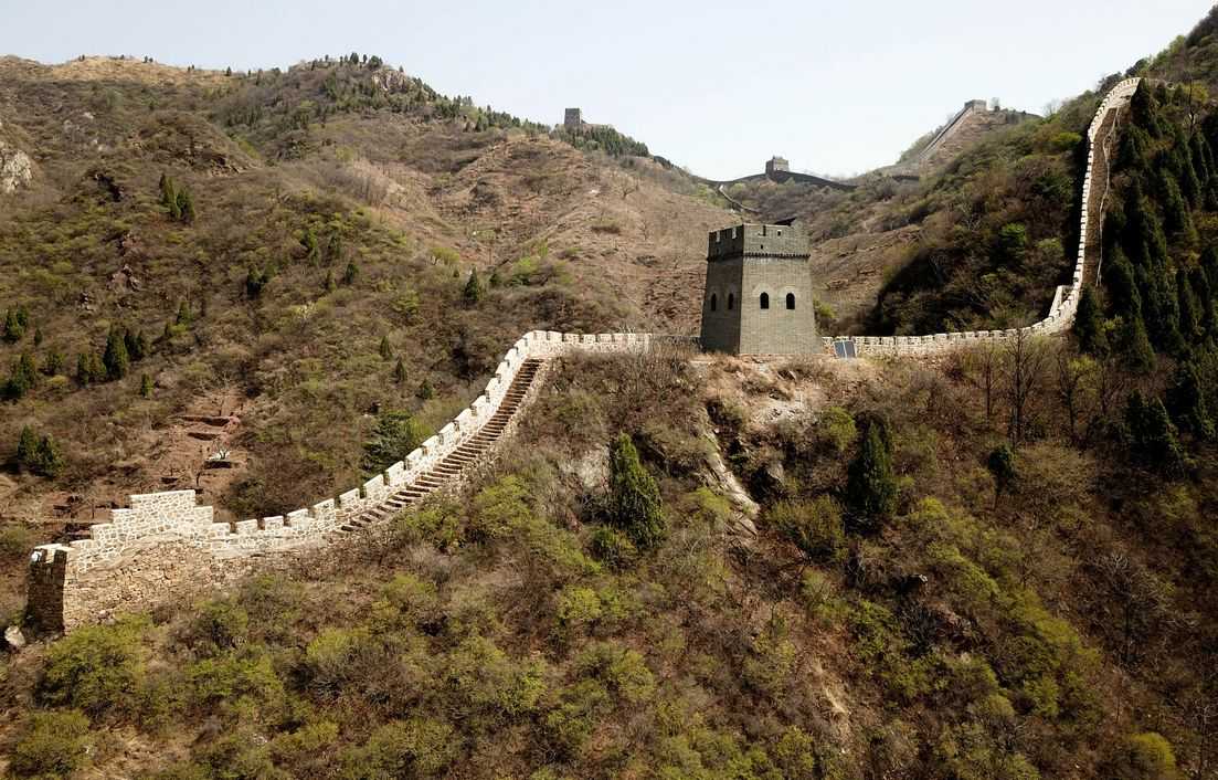 Великая китайская стена на карте, длина в милях и км, интересные факты и история строительства