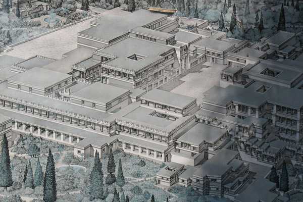 Кносский дворец в греции | мировой туризм