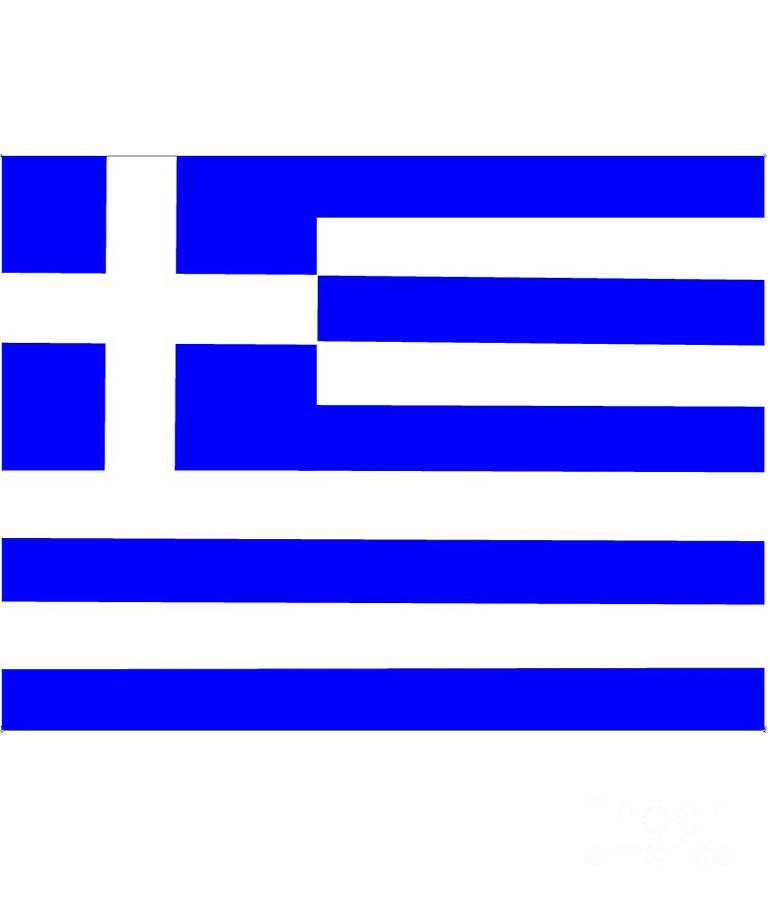 Флаг греции: как выглядит и значение элементов и цветов