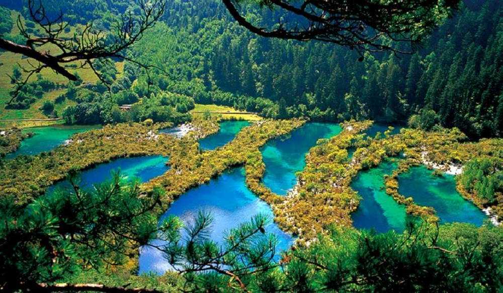 Цзючжайгоу - долина водопадов и озер | невиданный китай | travelhaker.ru