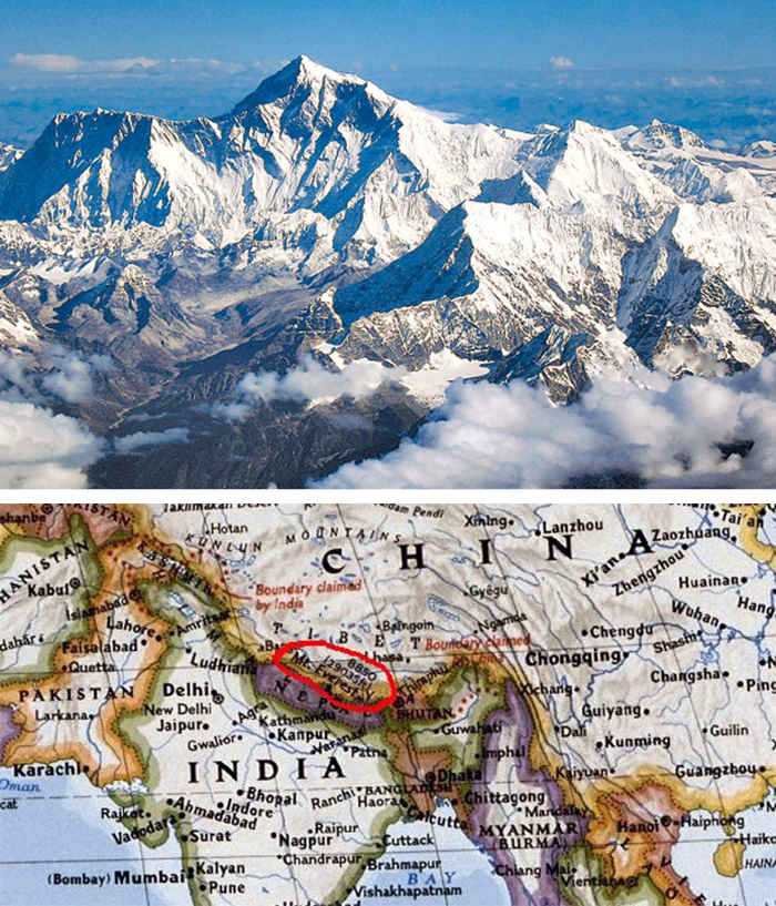 Джомолунгма (эверест) - высота, где находится на карте, фото, координаты