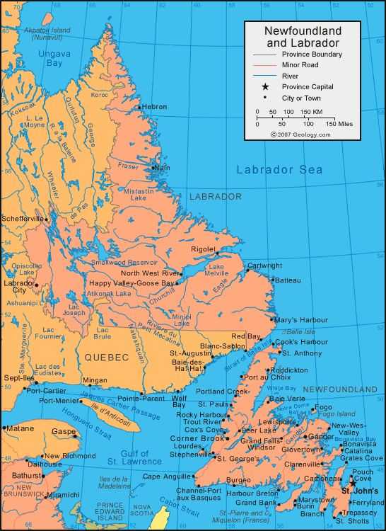 Полуостров лабрадор на карте мира, где находится, координаты
